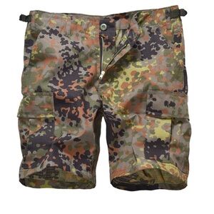 NWT, BACKBONE Mens Cargo Shorts Army Military BDU Shorts, German Camo, 40, P24